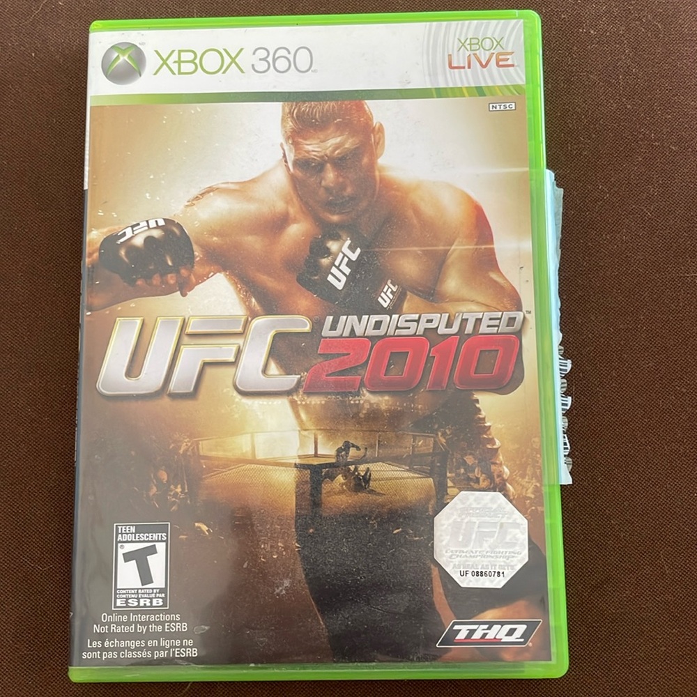 XBOX 360 GAME - UFC 2010: UNDISPUTED